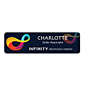 Custom Printed Full Color Rectangle Name Badge/Tag, Round Or Square Corners, 1" x 3-1/2" 1 thumbnail image