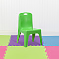 Flash Furniture Stackable School Chair, Green