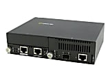 Perle SMI-10GT-SFP - Fiber media converter - 10 GigE - 10GBase-X, 10GBase-T - RJ-45 / SFP+ - up to 328 ft 1 thumbnail image