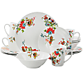 Gibson Home Doraville 16-Piece Ceramic Dinnerware Set, Multicolor 1 thumbnail image