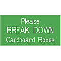 Custom Create Your Own Engraved Plastic Wall Sign & Name Plate, Square Or Round Corner, 6" x 12" 1 thumbnail image