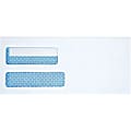 Business Source Double Window #10 Envelopes - Double Window - #10 - 24 lb - Self-sealing - 500 / Box - White