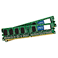 AddOn AA800D2N5/2G x2 JEDEC Standard 4GB (2x2GB) DDR2-800MHz Unbuffered Dual Rank 1.8V 240-pin CL5 UDIMM - 100% compatible and guaranteed to work