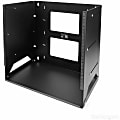 StarTech.com 8U Wallmount Server Rack with Built-in Shelf - Solid Steel - Adjustable Depth 12in to 18in - WALLSHELF8U 1 thumbnail image