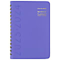 2023-2024 AT-A-GLANCE® Contemporary Academic Weekly/Monthly Planner, 5" x 8", Purple, July 2023 To June 2024, 70101X18