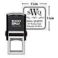 Custom 2000Plus® PrintPro™ Self-Inking Stamp, Q30PM/Square Monogram, 1-1/8" x 1-1/8" 1 thumbnail image