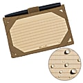 Rite in the Rain® Cordura® Fabric Wallet Kit With All-Weather Pen And 100 Index Cards, 4"H x 5 3/4"W x 1/2"D, Tan 1 thumbnail image
