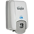 SKILCRAFT GOJO 2000 ml Liquid Soap Dispenser - Manual - 2.11 quart Capacity - White, Gray - 1Each 1 thumbnail image