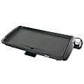 Better Chef Family Size Electric Countertop Grill/Griddle, 3”H x 11-1/2”W x 22-3/4”D, Black 1 thumbnail image