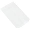 Partners Brand Flat Merchandise Bags, 6 1/4"W x 9 1/4"D, White, Case Of 3,000