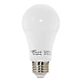 Euri A19 3100 Series LED Light Bulbs, Non-Dimmable, 800 Lumens, 9 Watt, 4000K/Cool White, Pack Of 4 Bulbs