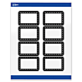 Avery® Print-To-The-Edge Labels & Sure Feed®, S00-DKM-PRWGP10, 2"x 3", Glossy White, Preprinted Black & White Polka Dots Design, Pack Of 80 1 thumbnail image