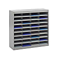 Safco® E-Z Stor® Steel Literature Organizer, 36 Compartments, 36-1/2"H, Gray 1 thumbnail image