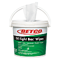 Betco® GE Fight Bac™ Disinfectant Wipes, Bucket Of 500, Case of 4 Buckets