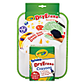 Crayola Dry-Erase Crayons With Board Set, Assorted Colors 1 thumbnail image