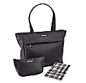 Geoffrey Beene 3-Piece Women's Business Tote Set, Black 1 thumbnail image