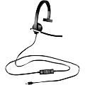 Logitech USB Headset Mono H650e - Mono - USB - Wired - 50 Hz - 10 kHz - Over-the-head - Monaural - Supra-aural - Noise Cancelling, Bi-directional Microphone