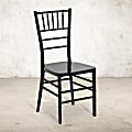 Flash Furniture HERCULES PREMIUM Series Stacking Chiavari Chair, Black