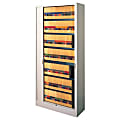 Mayline® Kwik-File File Harbor™ Storage Cabinet, 83"H X 36"W, Pebble Gray 1 thumbnail image