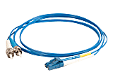C2G 3m LC-ST 9/125 Duplex Single Mode OS2 Fiber Cable TAA - Blue - 10ft - Patch cable - LC single-mode (M) to ST single-mode (M) - 3 m - fiber optic - duplex - 9 / 125 micron - OS2 - blue