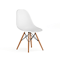 Flash Furniture Elon Series Plastic Chair, White