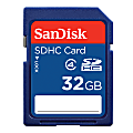 SanDisk® SDHC™ (Secure Digital High Capacity) Memory Card, 32GB