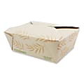 World Centric® NoTree™ Folded Takeout Containers, 46 Oz, Natural, Pack Of 300 Containers