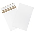 Partners Brand Self-Seal Stayflats® Plus Express Pouch Mailers, 6" x 8", White, Pack of 25