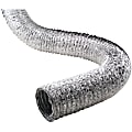 Deflecto Supurr-Flex 5-Ply 4" Aluminum Flex Duct, Silver, F0405B/4 1 thumbnail image