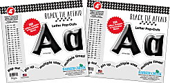 Barker Creek Letter Pop-Outs, 4", Black Tie Affair, Pack Of 510 1 thumbnail image