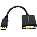 StarTech.com DP2DVI2 DisplayPort to DVI Adapter, DisplayPort to DVI-D Adapter/Video Converter 1080p, DP 1.2 to  DVI Monitor, Latching DP Connector