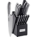 Cuisinart Graphix C77SS-15P 15-Piece Cutlery Set, Brushed Stainless Steel/Black 1 thumbnail image