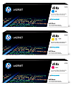 HP 414X Cyan; Magenta; Yellow High Yield Toner Cartridges Combo, Pack Of 3, W2021X,W2022X,W2023X 1 thumbnail image