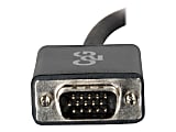 C2G 10ft DisplayPort to VGA Adapter Cable - M/M - DisplayPort/VGA for Notebook, Monitor, Video Device - 10 ft - 1 x DisplayPort Male Digital Audio/Video - 1 x HD-15 Male VGA - Black