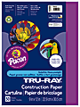 Tru-Ray® Construction Paper, 50% Recycled, 9" x 12", Magenta, Pack Of 50