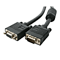 StarTech.com Coax High Resolution VGA Monitor Extension Cable, 3', Black