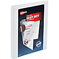 Avery® Heavy-Duty View 3-Ring Binder, 1/2" Slant Rings, White