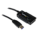 StarTech.com USB 3.0 to SATA or IDE Hard Drive Adapter Converter - IDE/SATA/USB Data Transfer Cable  - USB3SSATAIDE 1 thumbnail image