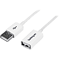 StarTech.com 3m White USB 2.0 Extension Cable A to A - M/F 1 thumbnail image
