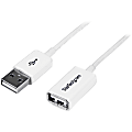 StarTech.com 3m White USB 2.0 Extension Cable A to A - M/F