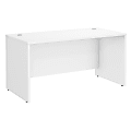Bush Business Furniture Studio C Office Desk, 60"W x 30"D , White, Standard Delivery
