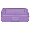 Romanoff Products Pencil Boxes, 8 1/2"H x 5 1/2"W x 2 1/2"D, Grape, Pack Of 12