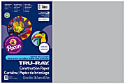 Tru-Ray® Construction Paper, 50% Recycled, 12" x 18", Gray, Pack Of 50 1 thumbnail image