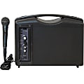 AmpliVox Audio Portable Buddy PA System - 50 W Amplifier - Built-in Amplifier - 1 x Speakers - 3 Audio Line In - Battery Rechargeable - 200 Hour