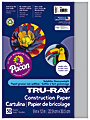 Tru-Ray® Construction Paper, 50% Recycled, 9" x 12", Gray, Pack Of 50