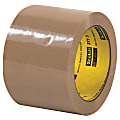 3M™ 371 Carton Sealing Tape, 3" Core, 3" x 110 Yd., Tan, Case Of 6 1 thumbnail image