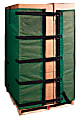 Pallet Wrapz Reusable Pallet Wrap With Gorilla Grips, 6' x 14 1/5', Green 1 thumbnail image