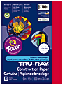 Tru-Ray® Construction Paper, 50% Recycled, 9" x 12", Festive Red, Pack Of 50 1 thumbnail image
