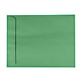 LUX Open-End 9" x 12" Envelopes, Peel & Press Closure, Holiday Green, Pack Of 1,000