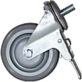 Chief Heavy-Duty Silver Rolling Casters - 4 Casters - 4 / Pack